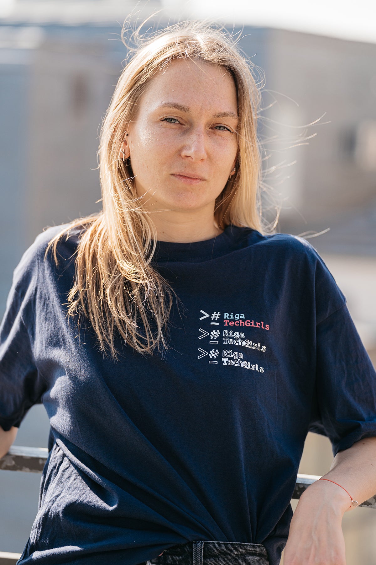 T-shirt “BOXY” navy