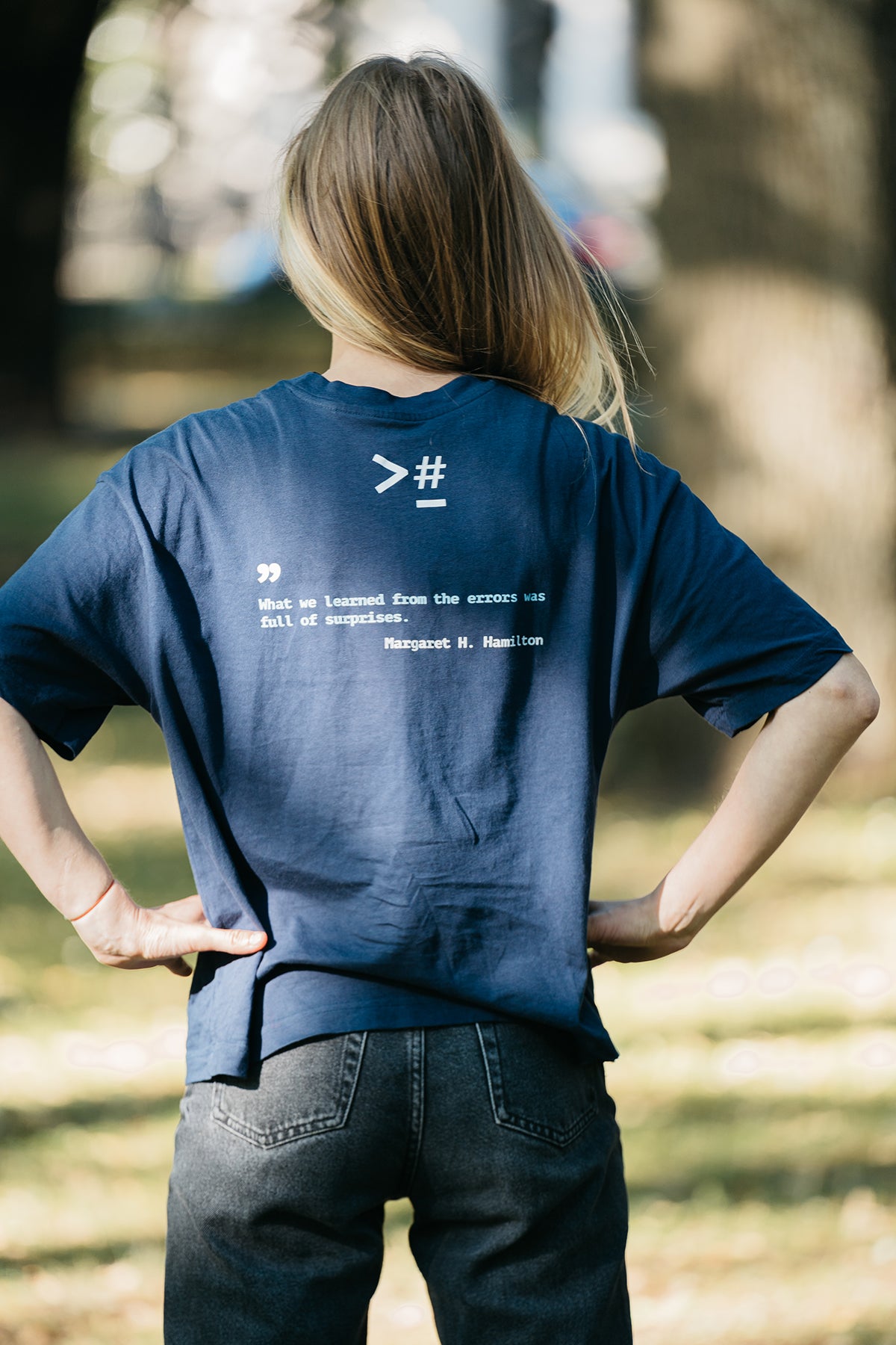 T-shirt “BOXY” navy