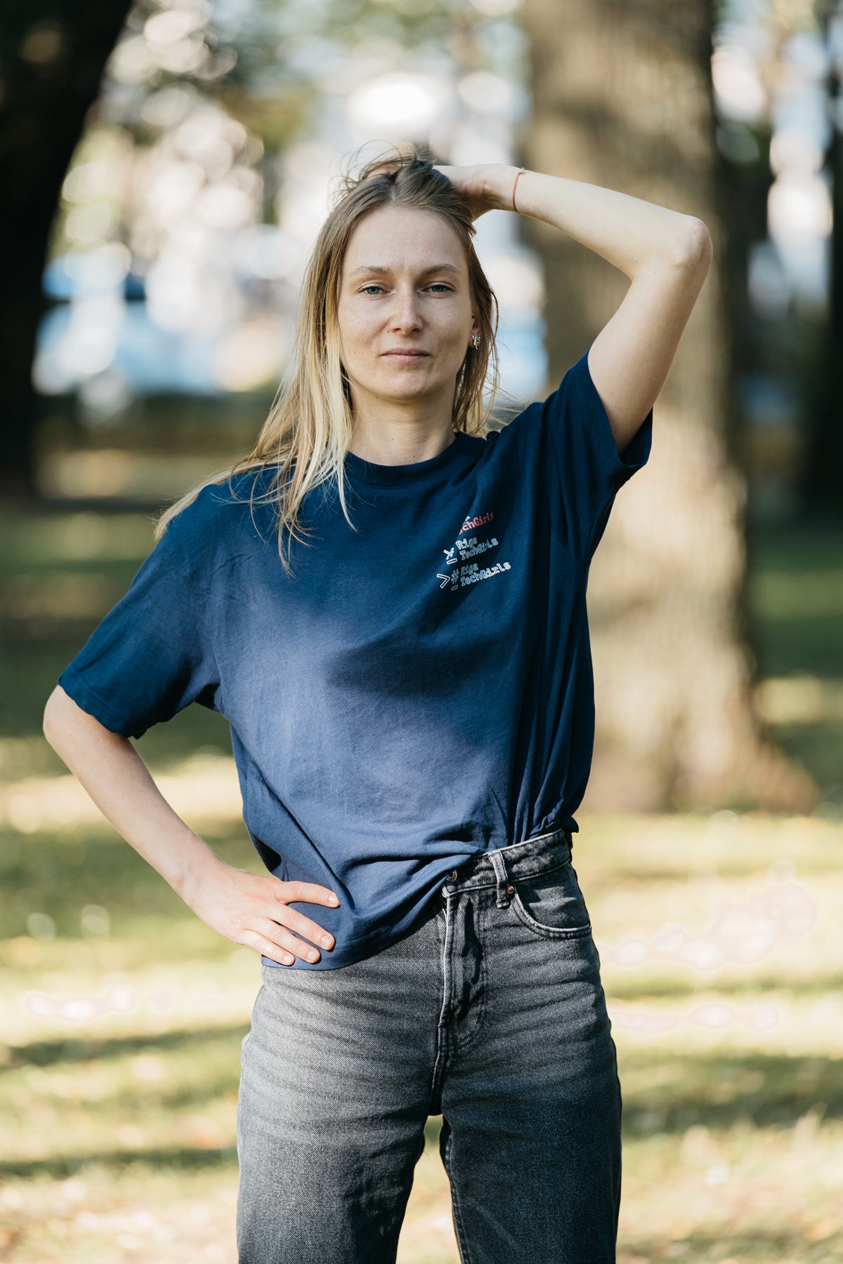 T-shirt “BOXY” navy